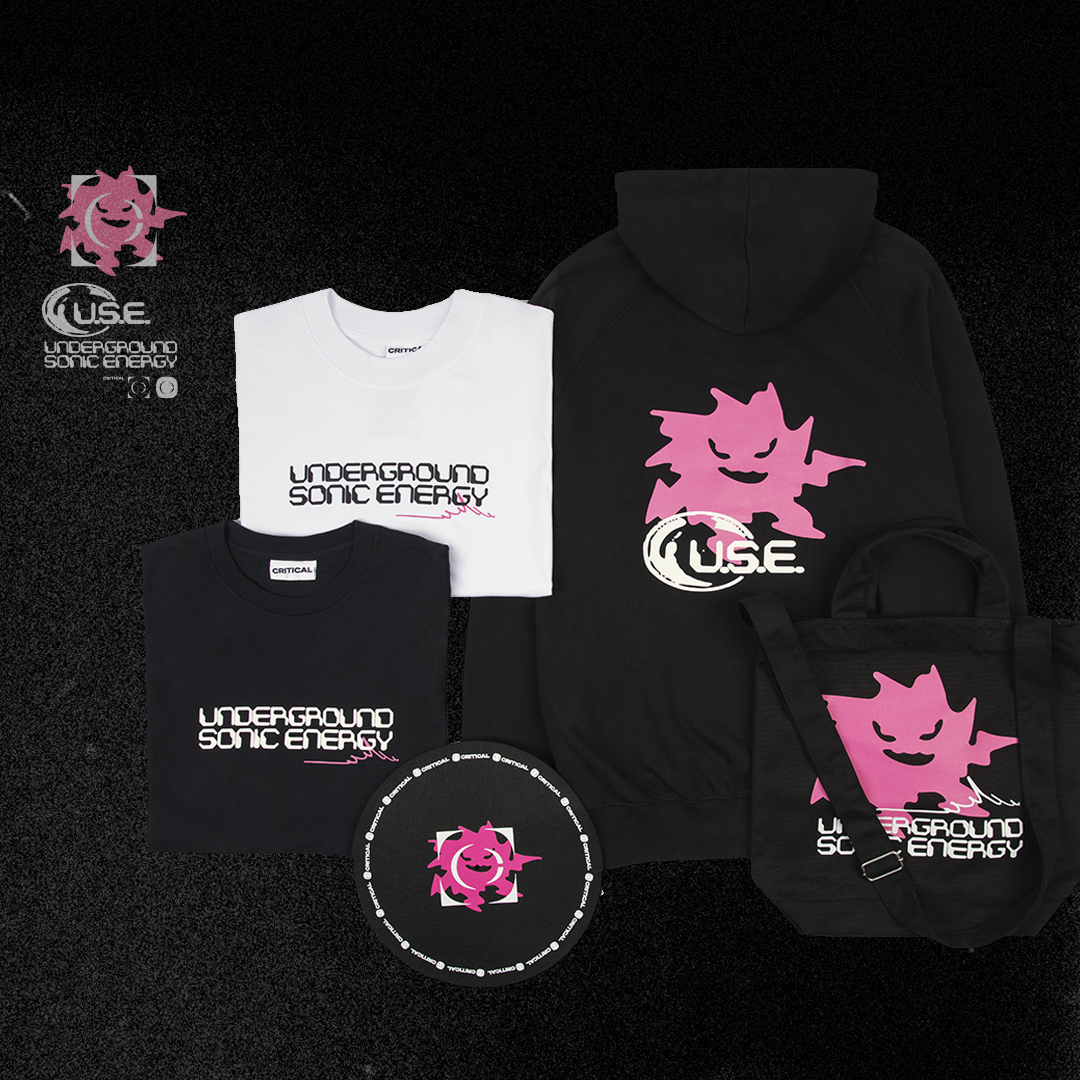 New merch online 👾

Mr Phomer x Critical - U.S.E Series
#UndergroundSonicEnergy

Available now → shop.criticalmusic.com/group/mr-phome…