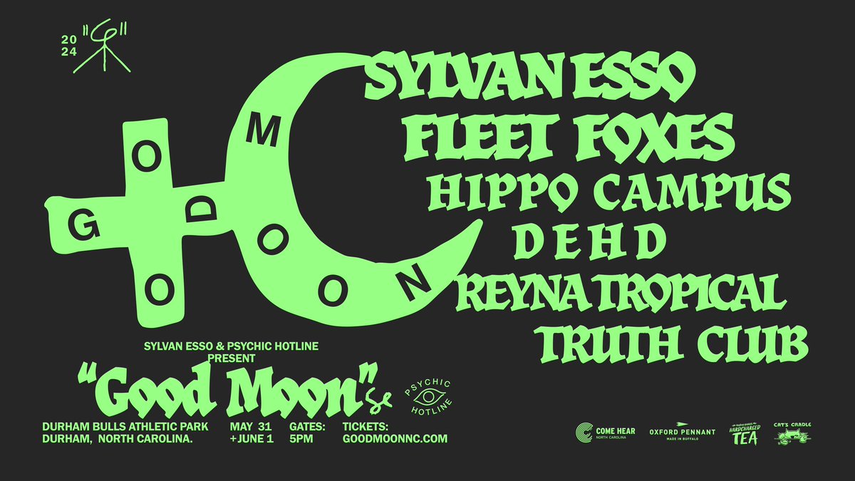 Weekend passes are nearly gone! Get yours today at goodmoonnc.com