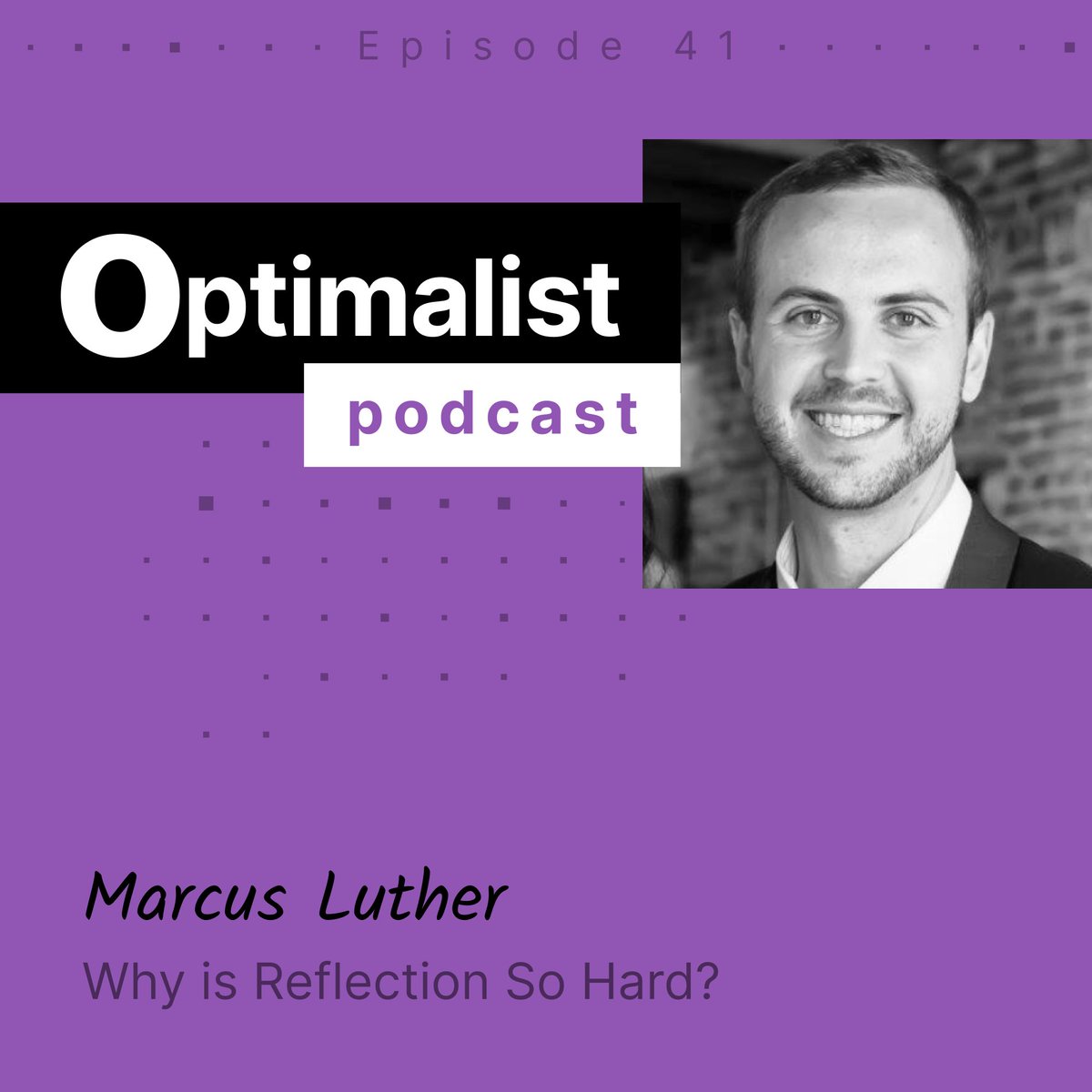 🎙️
You can now listen to episode 41 of the #Optimalist - in which <a href="/MarcusLuther6/">Marcus Luther</a> explores the concept of putting reflection at the center - in &amp; out of the classroom. 

Since I spoke with Marcus I've just wanted to do it again - he's that good. 👇
theoptimalist.substack.com/p/podcast-ep-4…
