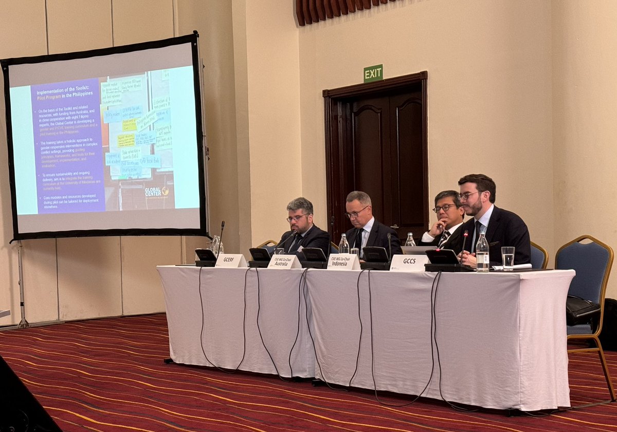 ED @EelcoKessels presented at @theGCTF CVE Working Group on @GlobalCtr programs with prison & probation services and on gender-sensitive approaches to P/CVE, promoting human rights-based and inclusive practices @Kemlu_RI @dfat @eu_eeas @ForeignOfficeKE @NCTC_Kenya @theGCERF