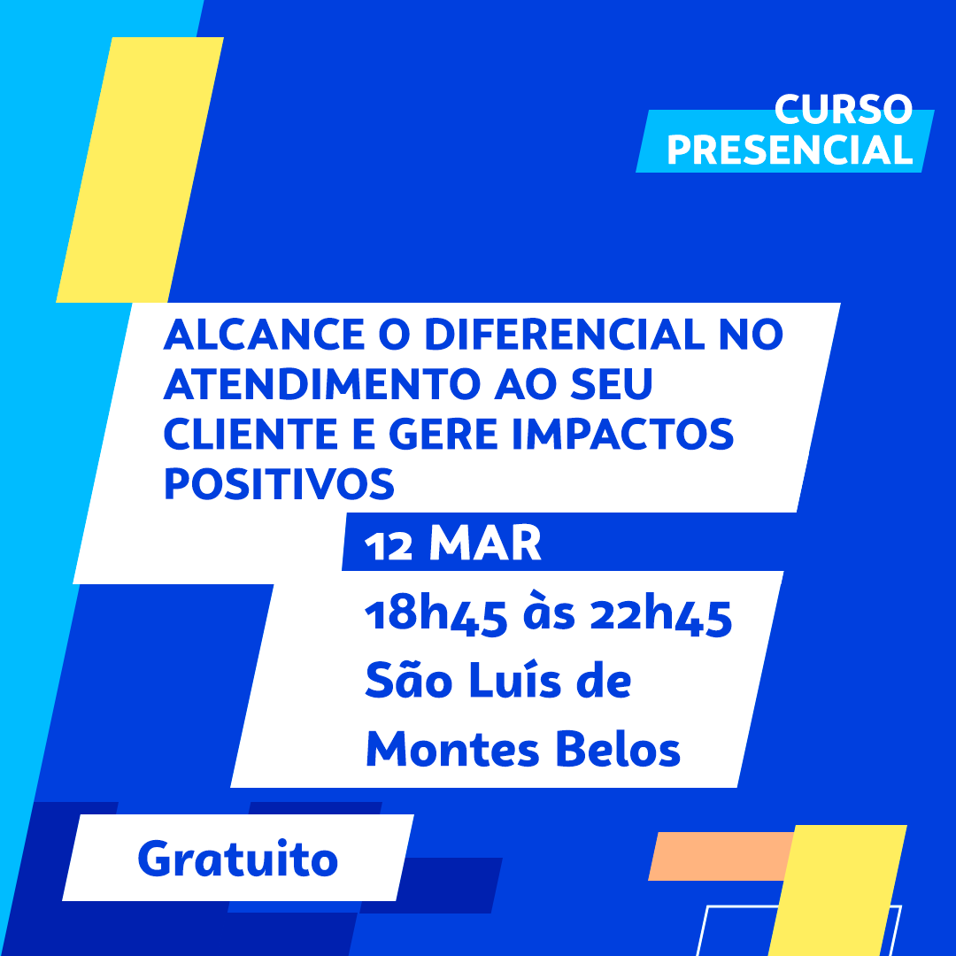 sebraegoias's tweet image. Aprender é crescer! 🌱 Dê o próximo passo na sua evolução pessoal e  profissional com nossos cursos gratuitos. Inscreva-se agora e amplie  seus horizontes! 🚀📖

📲 Acesse a nossa Loja Virtual: bit.ly/LojaVirtualSeb… 

#sebraegoias #empreendercomsebrae