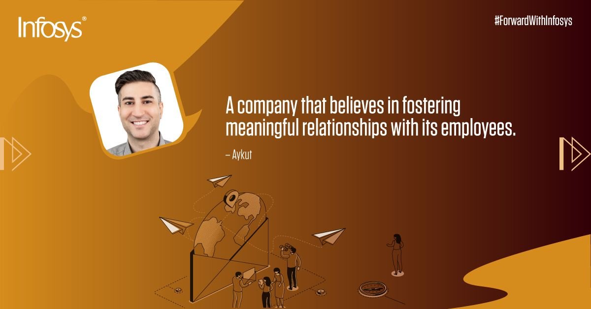 sbshukla's tweet image. Infosys helped Aykut feel at home through building a meaningful connection. Join us and discover how that works for your career at Infosys. infy.com/3jkq3Vw #ThisIsInfosys #BuildWhatsNext