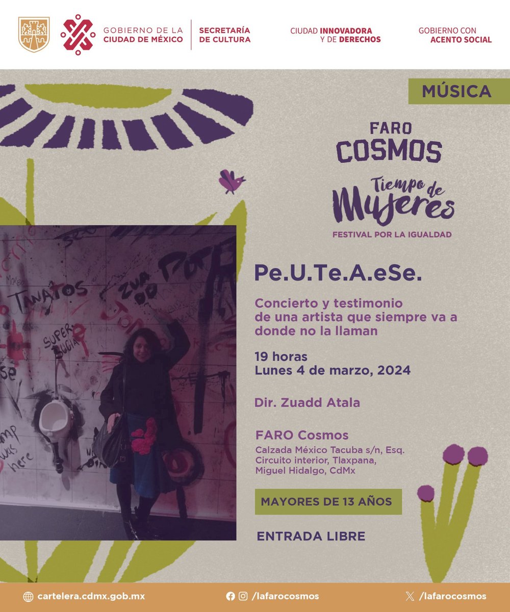 Este proyecto es el más complicado de toda mi carrera, pero abrazo y asumo el reto al que me enfrento y estoy muy contenta con lo hecho.
#trabajosexual #musica #farocosmos #punk #corridos #tiempodemujeres