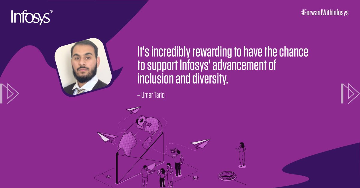 sbshukla's tweet image. Working with Infosys is highly rewarding. As it has been for Umar Tariq. Add more meaning to your career when you work with Infosys. infy.com/3W8PGFV #ThisIsInfosys #FurtherTogether