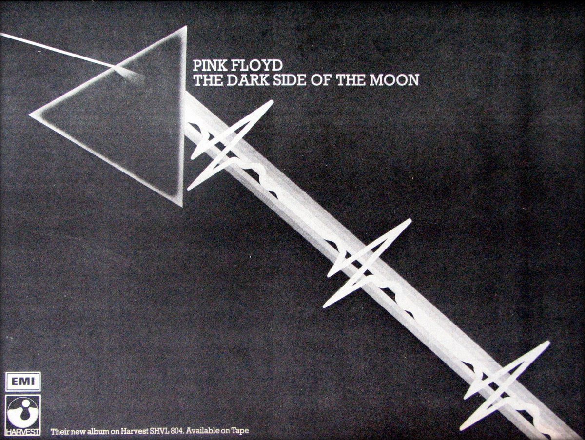 In March 1973, Pink Floyd released The Dark Side Of The Moon. Here's an early advert for the album: