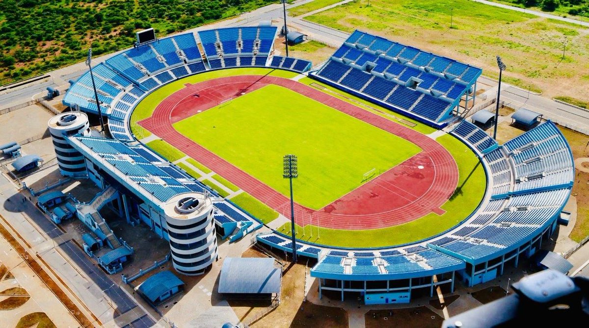 Obed Itani Chilume Stadium in Francistown, Botswana 🇧🇼

Has a capacity of 26,000.