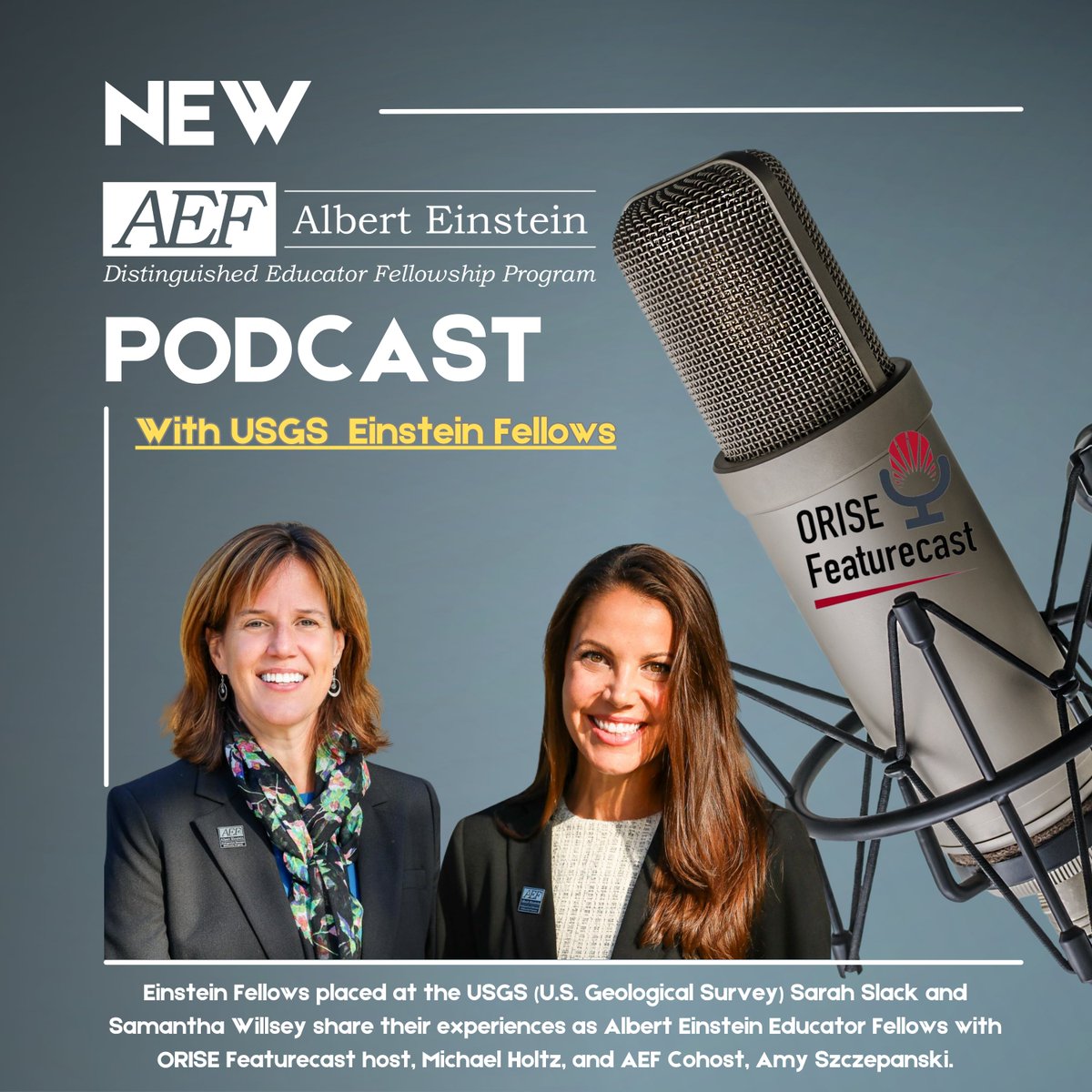 Listen in as <a href="/sjwillsey/">Samantha Willsey</a> and <a href="/SlackSTEM/">sarah slack</a> talk about interview weekend, how they made the choice for @USGS_YES and what they told @Amy__Ski about learning how to belong in this space. #EinsteinFellows23
#oriseconnect
blubrry.com/1470274/131209…