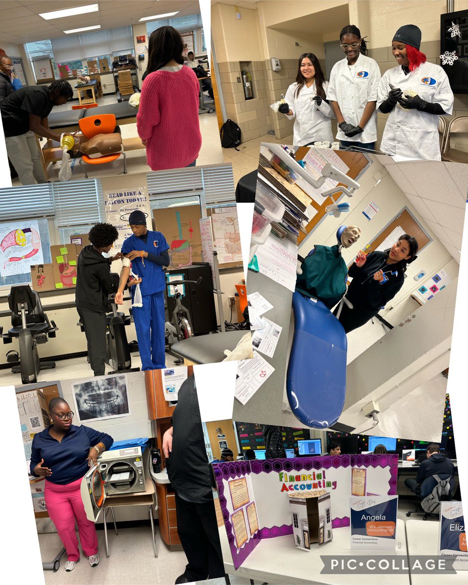 The @overleahs #CTEmonth open house celebrated all the @CTE_BaltCoPS programs and showcased student #skills! These students, some already #certified, are prepared for #SuccessAfterBCPS. @ProStart @StopTheBleed @DANBCertified