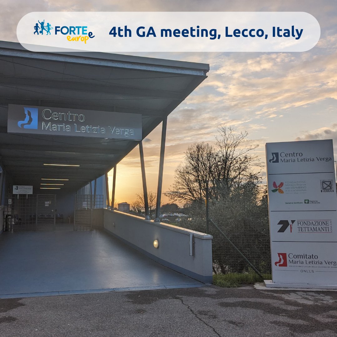 Fortee_project's tweet photo. Kicking off our 4th #FORTEe GA meeting with a heartwarming visit to our Italian partners at @ComitatoVerga in Monza. 🏥🇮🇹
A warm welcome and an inclusive patient orienteering event in the beautiful Park of Monza brought us all together. 🌳🌼
Did you follow our Livestream on Instagram? 😉 If not, check out the reel on our #Instagram page @fortee_project !
