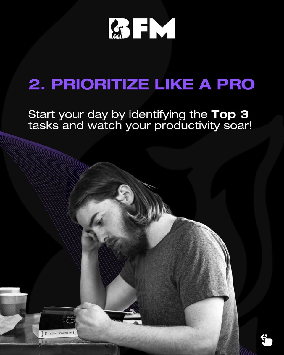 Bfmofficial_'s tweet photo. Freelancing doesn’t have to be a productivity struggle. Swipe ⬅️for tips 

#freelance #freelancer #productivity #freelanceingtips #explore https://t.co/6COrMCi0vB