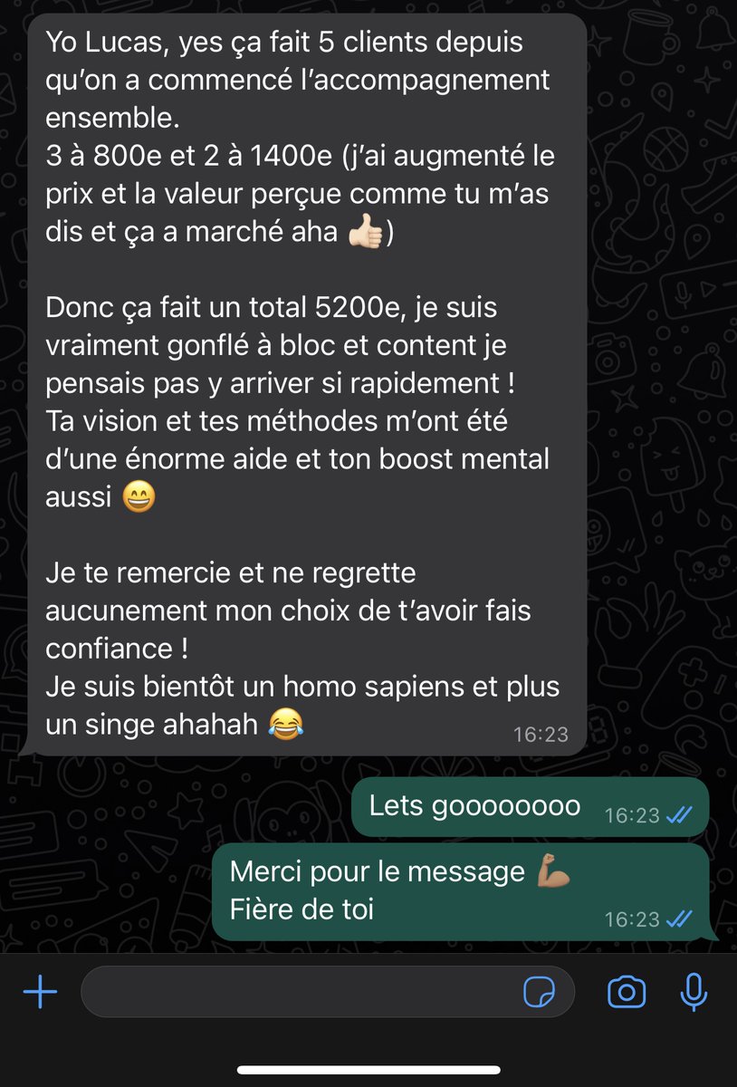 Lucas_Mze's tweet photo. PLUS JAMAIS PAUVRE ! ❌

Je te dévoile comment te lancer dans le meilleur business pour faire de l'argent en 2024, le SMMA. 💰

Pour recevoir la vidéo explicative :

RT + Like ✅
Commente “SMMA”

(Tu dois me follow) https://t.co/J7VwoXpKCf