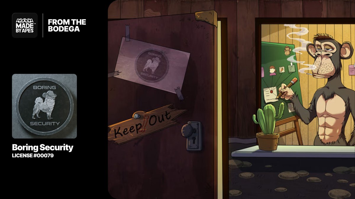 This week’s “From The Bodega” features <a href="/Feld4014/">FΞLD | mrbayc.eth 🕯️</a> from <a href="/boringsecurity/"></a>, MBA #00079. A free, public good, educating the broader Web3 space on self-custody and crypto security. Not all heroes wear capes, some just rep BAKC #448.

See the thread below for a Q &amp; A about their MBA.