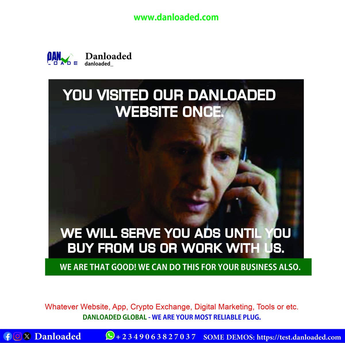 danloaded_'s tweet image. We are that GOOD! 😊

#DANLOADED - danloaded.com

#Websites
#Websitescripts
#WebDevelopment
#WebDesign