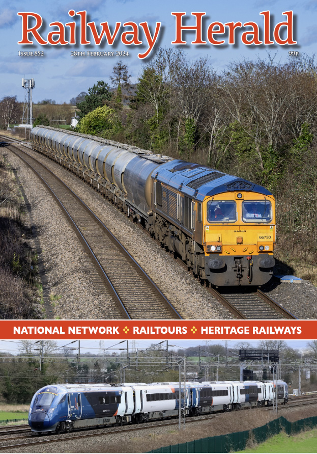 Issue 852 out now: government publishes draft Rail Reform Bill, End of the line for South Wales coal traffic and GBRf releases latest Class 69 in 'mock-Western' colour scheme. PLUS! Report into Isle of Man Railways future released railwayherald.com/magazine/previ…