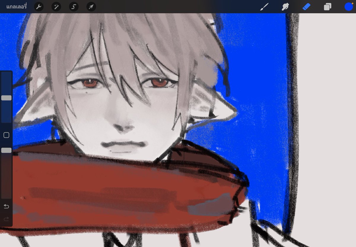 T_Chaly's tweet photo. Wip my oc https://t.co/sg9d6AwuBZ