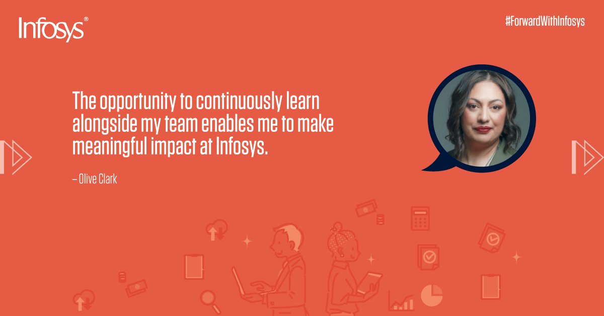 sbshukla's tweet image. Lifelong learning and meaningful careers go hand in hand. Ask Olive. You too can build a career with Infosys that’s always moving forward. #ThisIsInfosys #ForwardWithInfosys #Careers