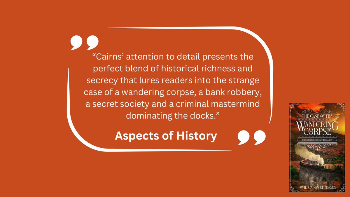 A great review of my new book The Case of the Wandering Corpse from @AspectsHistory: aspectsofhistory.com/book_reviews/t… Available now from all good book retailers: bit.ly/WanderingCorpse #historicalfiction #BookTwitter #bookrecommendations #mustread #mystery #tbr