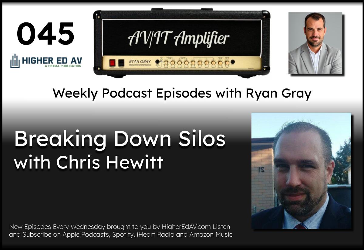 HigherEdAV's tweet photo. 🎓 Embracing Collaboration: Join @Ryan_A_Gray & Chris Hewitt as they dive into breaking down silos between AV & IT in #highered! From fostering exceptional experiences for students to understanding network pros, learn why teamwork is key. 💡 #HigherEdTech #CollaborationGoals #avtweeps @AVITAmplifier