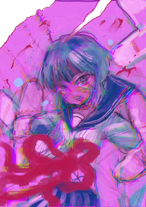 最近プロクリエイトで落書きしてるんだけど、色んなエフェクトが入っててしかもめっちゃ手軽に出来る事を今知った 