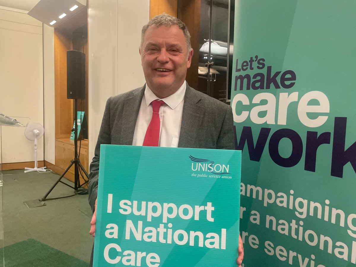 MikeAmesburyMP's tweet image. Proud to be at the launch of @unisontheunion National Care Service Pledge with @cmcanea .The current system of social care is broken. We need to treat care workers and people receiving care with respect. #LetsMakeCareWork