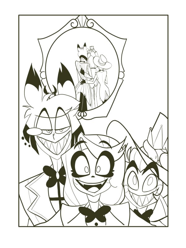 dranbeja_art's tweet photo. Esta también me divirtió mucho hacerla, la hice para alguien a quien le encanta el #radioapple tanto como a mi jsjs 
#radioapple #LuciferxAlastor #alastorxlucifer #HazbinHotelCharlie #HazbinHotelAlastor #HazbinHotelLucifer https://t.co/fyTUMEwxfq