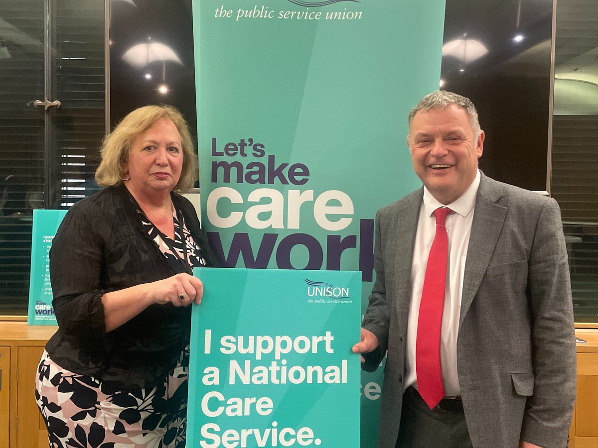 MikeAmesburyMP's tweet image. Proud to be at the launch of @unisontheunion National Care Service Pledge with @cmcanea .The current system of social care is broken. We need to treat care workers and people receiving care with respect. #LetsMakeCareWork