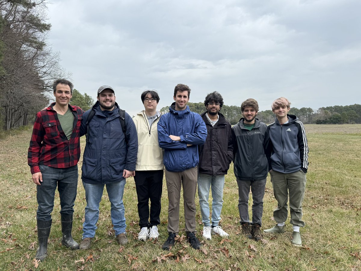 LukeRangeWalker's tweet photo. So grateful for students who joined me today to deploy an array of 10 @tactacam trail cameras and @OpenAcoustics Audiomoths. 

These 2 tools will allow us to develop long term datasets to monitor mammals, birds and amphibians on the property. 

Super excited! Thank you guys! 
@sarverlevin
@freakblabs
Sam McCormack
Evan Griffiths
Jack Ingrassia
Jonathan Chon