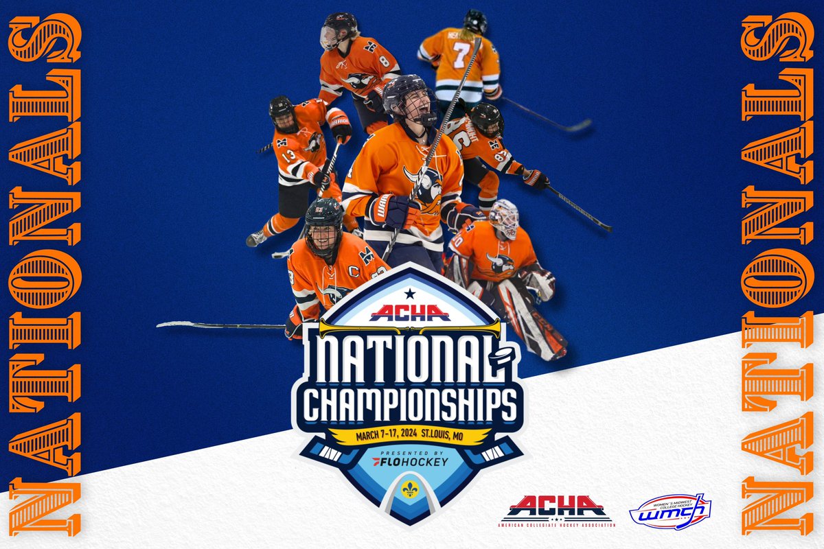 YOUR WARRIORS ARE HEADING TO ST. LOUIS FOR NATIONALS!! The Tournament will take place March 13-17th at the Centene Community Ice Arena. We will make sure to post any updates and schedules via social media! 
🚌🤩🏒🙌🏼#Hornsup