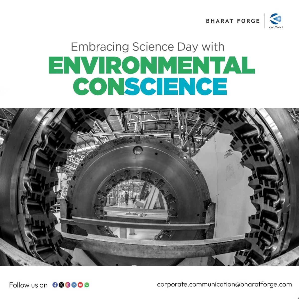 On this #National_Science_Day, let's celebrate the strides we've made in #sustainable technology. we are proud to pioneer a future where the majority of power is generated through #renewable sources for green forging. Our commitment to environmental conscience is a testament 
1/2