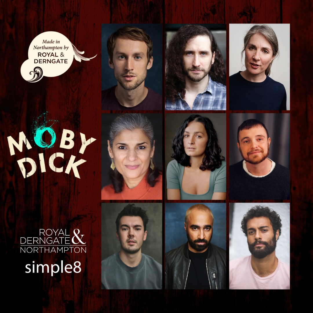 🎭NEWS🎭 - Full cast announced for @simple8theatre's production of 'Moby Dick' which opens at the @RoyalDerngate on the 5th April 2024 🎟️royalandderngate.co.uk