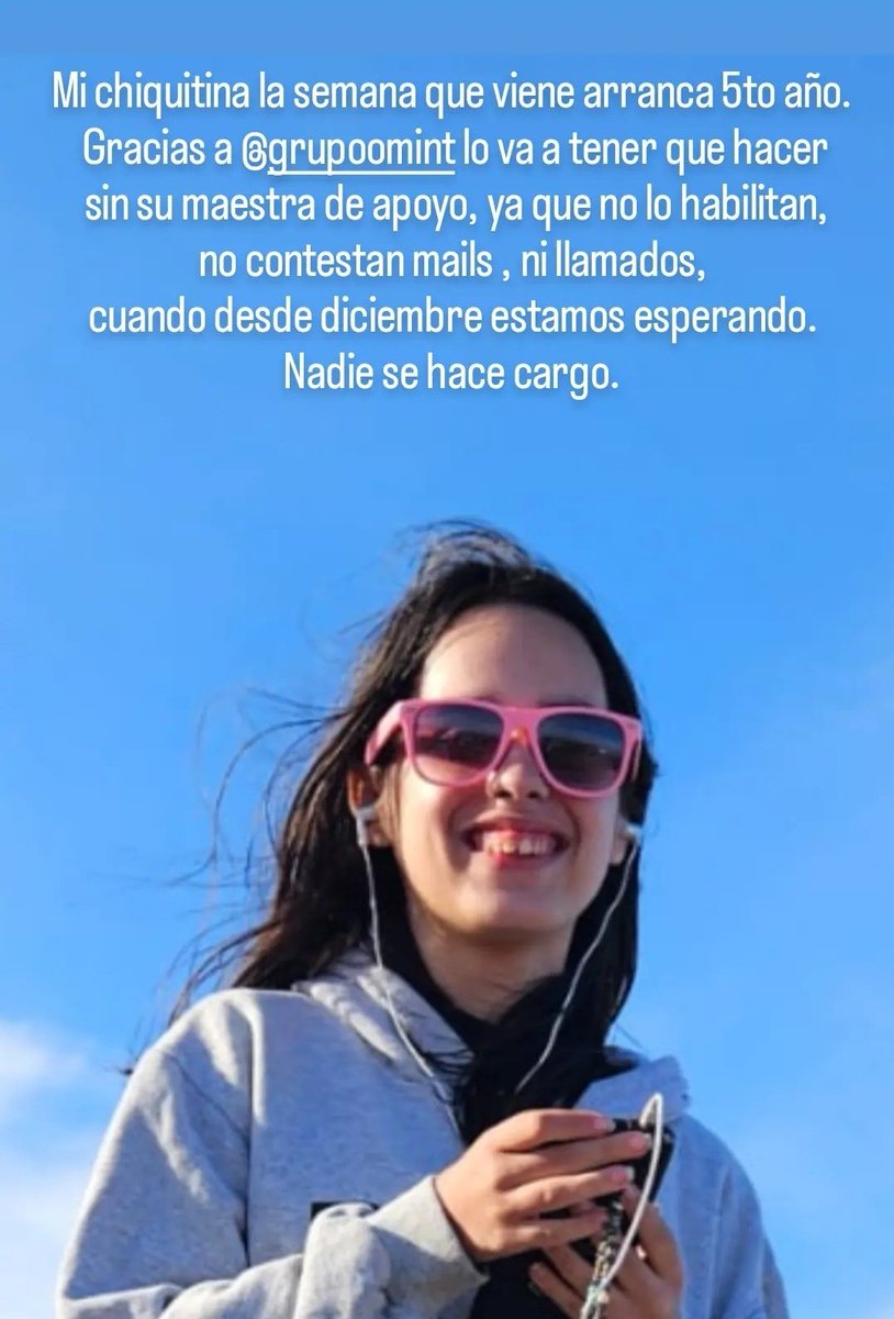 Magnetikaparty's tweet photo. @GrupoOmint mi hija arranca 5 to año sin su maestra de apoyo por que ustedes no lo habilitan, dan vueltas, no contestan mensajes. Una vergüenza. @TGDPADRESTEA 
#discapacidad #integracion https://t.co/5vrMAy5c0H