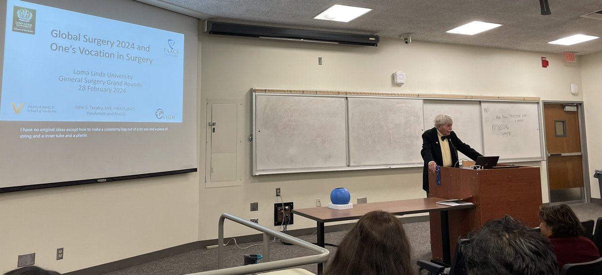 Jukes Namm (@drjukesnamm) on Twitter photo Such a privilege to have Dr. John Tarpley as our Visiting Professor for Global Surgery to share his “unoriginal ideas” on life, surgery, and our calling. #Tarp #theOriginal <a href="/LLUMedSchool/">Loma Linda University School of Medicine</a> <a href="/VUMChealth/">Vanderbilt Health</a> <a href="/PAACS_/">PAACS</a> <a href="/Sharon_Kiang_MD/">Sharon C. Kiang, M.D., FACS, FSVS, RPVI</a> <a href="/DrSharonLum/">Sharon Lum MD MBA FACS</a> <a href="/RyanHayton/">Ryan Hayton</a> Such a privilege to have Dr. John Tarpley as our Visiting Professor for Global Surgery to share his “unoriginal ideas” on life, surgery, and our calling. #Tarp #theOriginal <a href="/LLUMedSchool/">Loma Linda University School of Medicine</a> <a href="/VUMChealth/">Vanderbilt Health</a> <a href="/PAACS_/">PAACS</a> <a href="/Sharon_Kiang_MD/">Sharon C. Kiang, M.D., FACS, FSVS, RPVI</a> <a href="/DrSharonLum/">Sharon Lum MD MBA FACS</a> <a href="/RyanHayton/">Ryan Hayton</a>