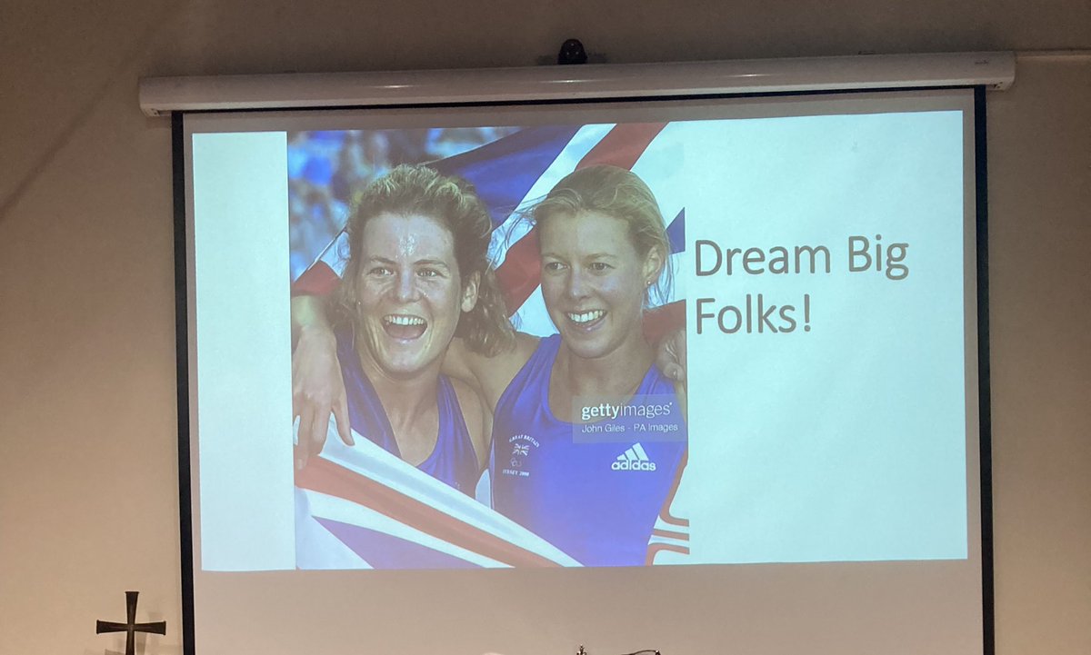 Thank you for having me <a href="/StMarysCalne/">St Mary's Calne</a> - you were a great audience with so many thoughtful questions #dreambig #whatisimpossible #perform