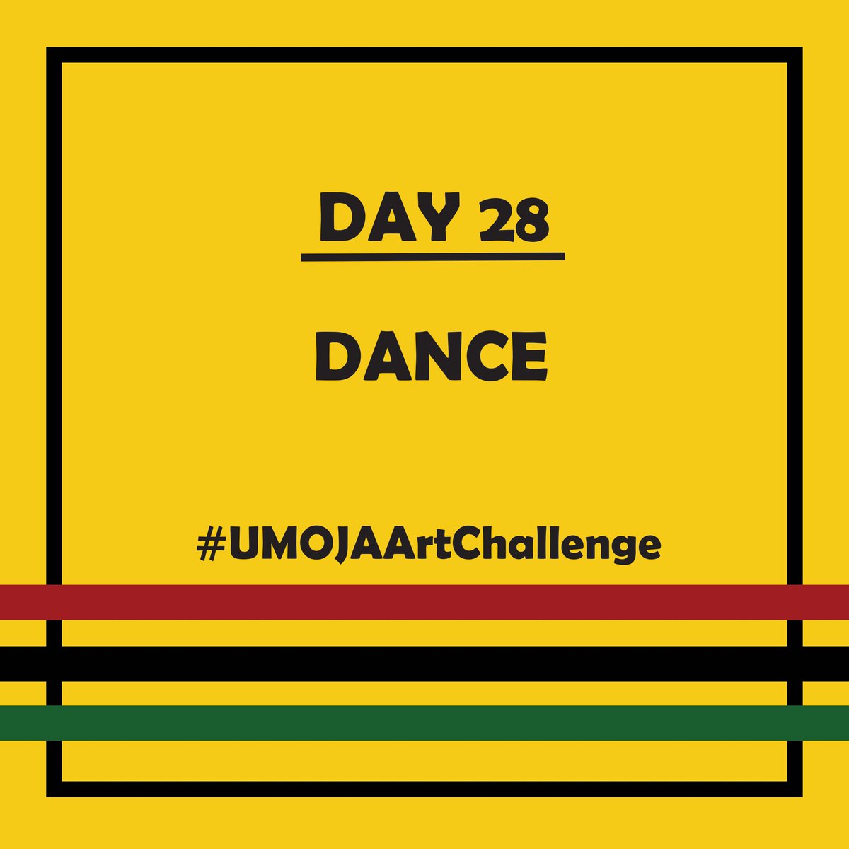 umoja_challenge's tweet photo. Today's drawing prompt "DANCE". 

Post your drawing in the comments below. 
Tag: #umojaartchallenge

#BlackHistoryMonth https://t.co/2Md20nx9f6