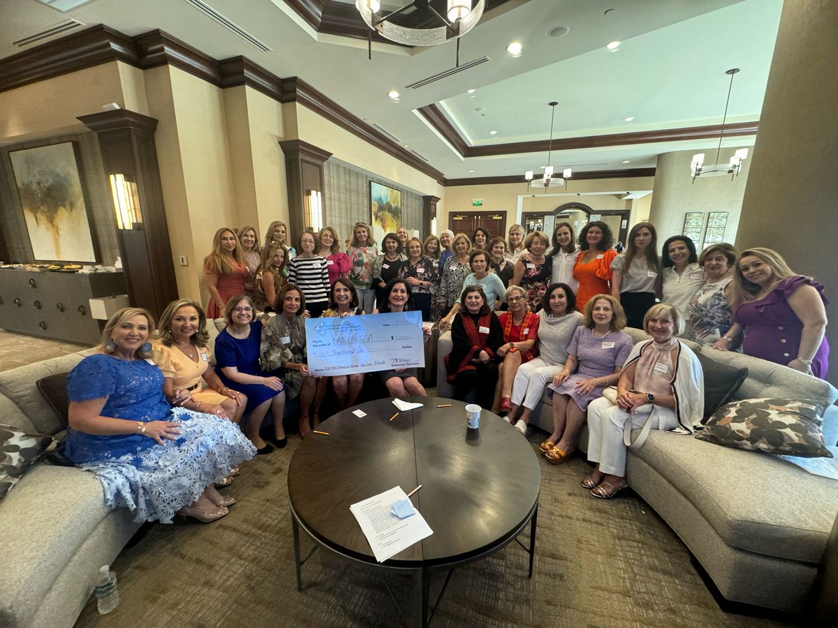 Our hearts are filled with gratitude after last weekend’s 100 Arab American Women Who Care giving circle, the first-ever in Florida. ❤️A group of Arab American philanthropists pooled their generosity into one grant of $9,000 for @unrwausa!