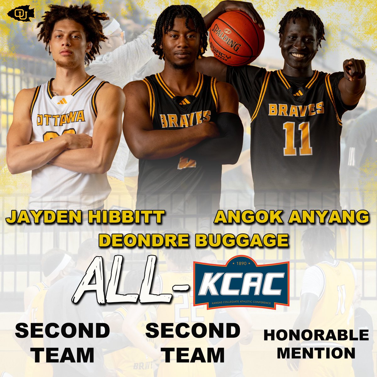 braveshoops's tweet photo. 𝐀𝐥𝐥-𝐊𝐂𝐀𝐂 𝐇𝐨𝐧𝐨𝐫𝐬❗️

Deondre Buggage - 2nd Team
Jayden Hibbitt - 2nd Team
Angok Anyang - Honorable Mention

#BraveNation x #Ev3ryday https://t.co/gITjFW98Fb