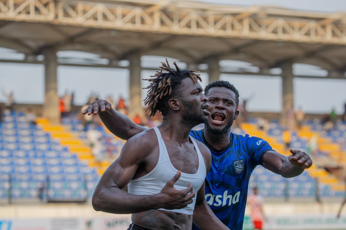 AmaechiMic70795's tweet photo. Happy to score again today!
⚽️ ⚽️

3 important points!💪🏽

#NPFL24 #LetsGoSporting https://t.co/kOfItLnUs0