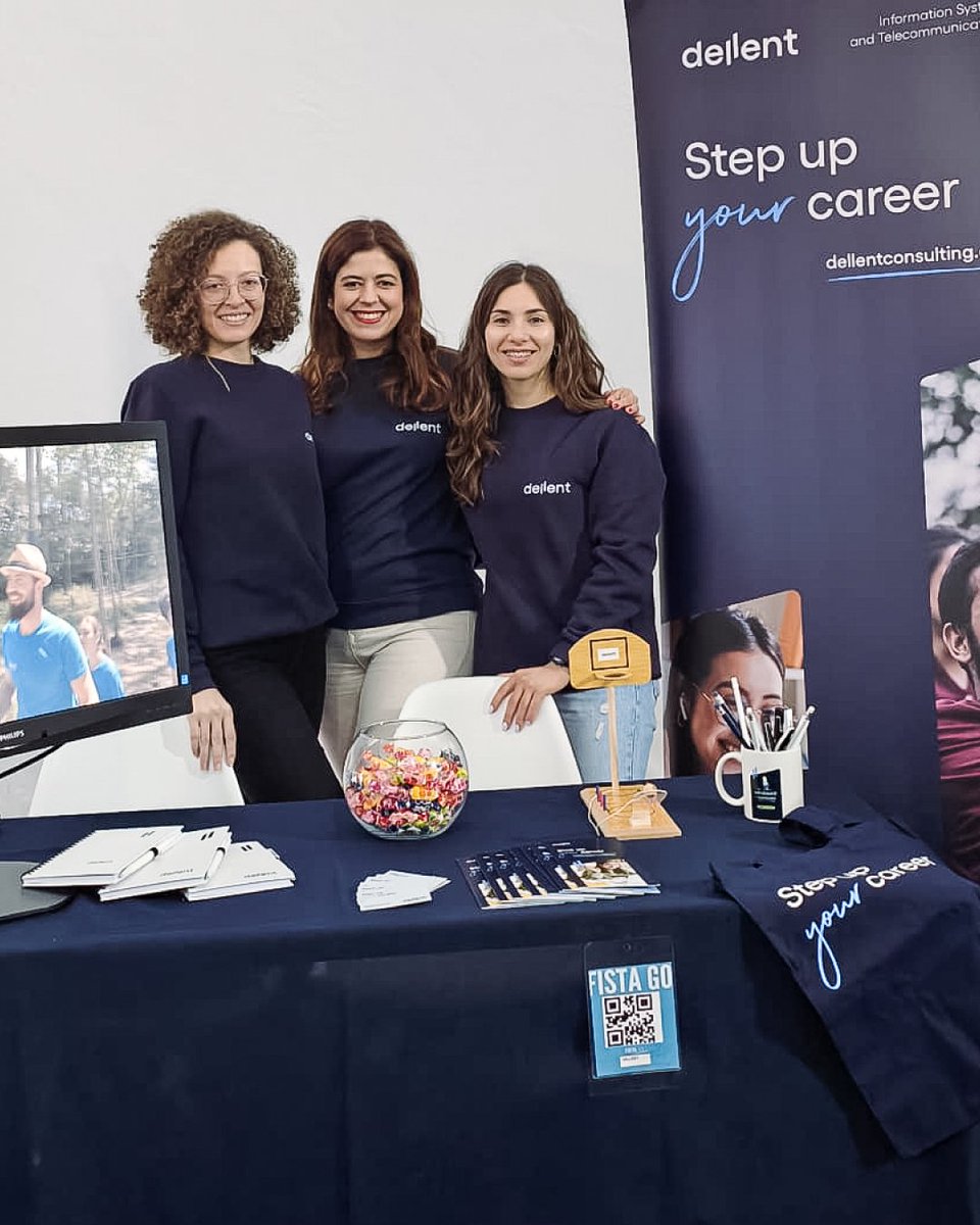 wearedellent's tweet photo. Today we were present at the #FISTA Fair at #ISCTE in #Lisbon. Thanks to everyone who visited us and got to know a bit more about Dellent!

#dellent #stepupyourcareer #trabalho #iscte #fista https://t.co/pbfZoJuxUD