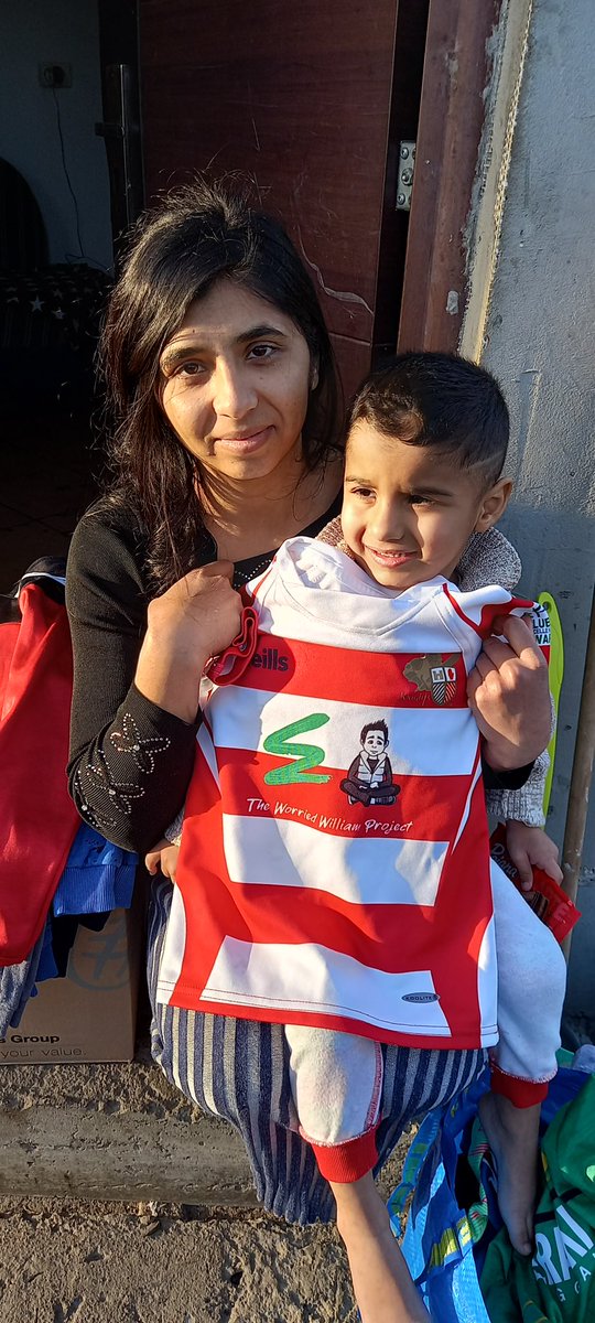 An old Worried William Randalstown Minis jersey finding a new home in Romania ❤️ Thanks to Sean McAuley who is over there doing charity work for sending this on