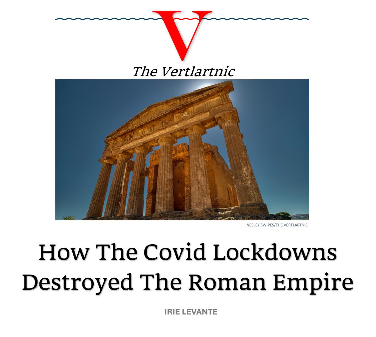 How The Covid Lockdowns Destroyed The Roman Empire