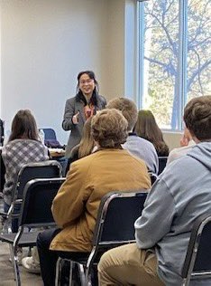 NSUTeacherEd's tweet photo. We’re thrilled to host the next generation of South Dakota teachers at the State Educators Rising Conference Today! 
#GoWolves #NSUTeacherEd #TeachingTeachers https://t.co/ZK5THDrIzW