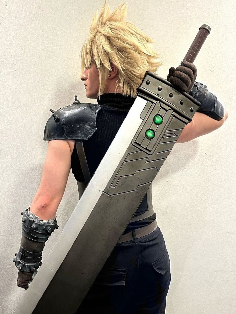 my cloud strife cosplay from kupocon bham, #FF7Rebirth launch celebration day