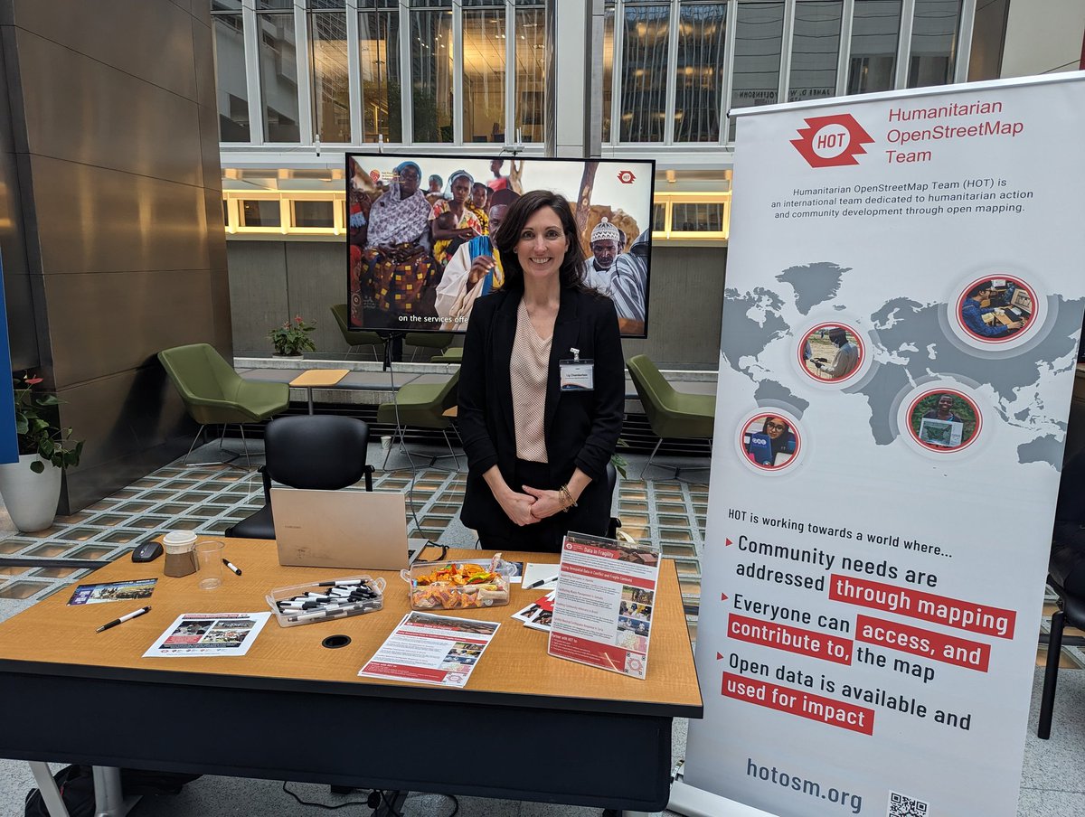HOT is at the World Bank #fragilityforum! Stop by our table to learn about how volunteer and citizen generated map data can be used for equitable policymaking and community advocacy, helping to address driver's of #conflict and #fragility. #openstreetmap