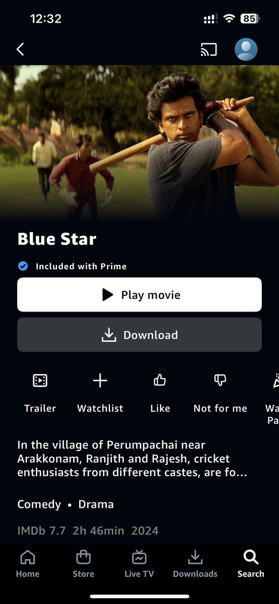 T0cinema's tweet photo. #Bluestar Now Streaming on @PrimeVideoIN 🤩 https://t.co/GDYmmuOxcB