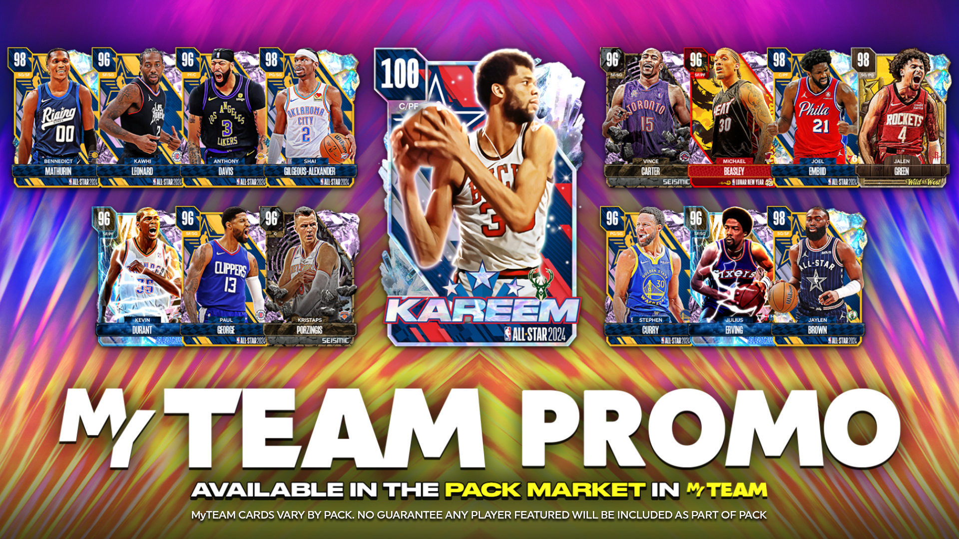 NBA 2K MyTEAM on X: “🗣 MyTEAM Promo Pack is now available for 48