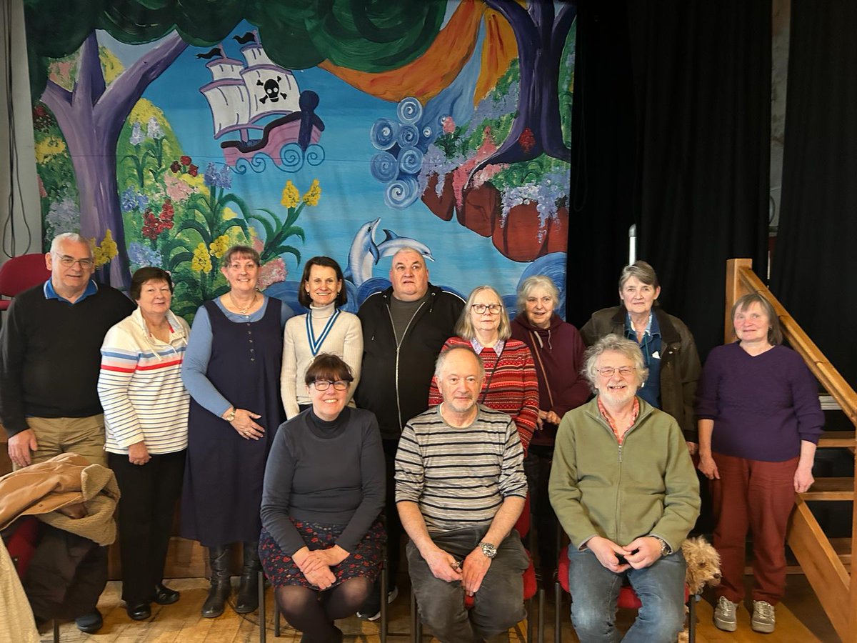 ☕️I visited the friendly &amp; busy Monday Warm Hub in Alston #Cumbria 

➡️Up to 40 gather every week for a day of refreshments, entertainment, talk &amp; advice. 

I met trustees &amp; volunteers from several community organisations including Parish Council, Food Bank, Historical Society.