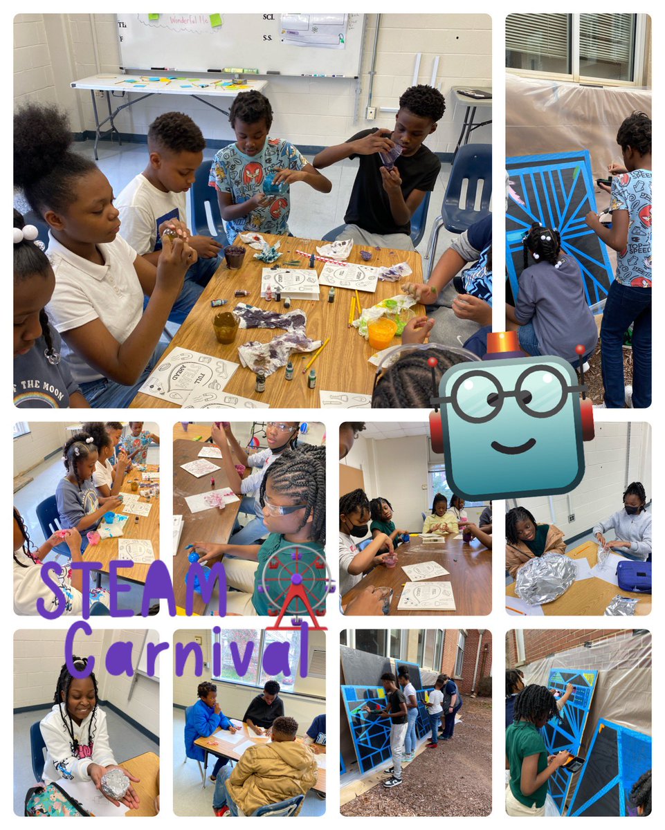 🚀🎨 Boyd Elementary School's Gifted and Talented students had a blast at the STEAM Carnival! 🎡🔬 From innovative science experiments to creative art projects, these young geniuses showcased their talents and skills in style! 🎈🌌#BoydElementary #GiftedAndTalented #STEAMCarnival