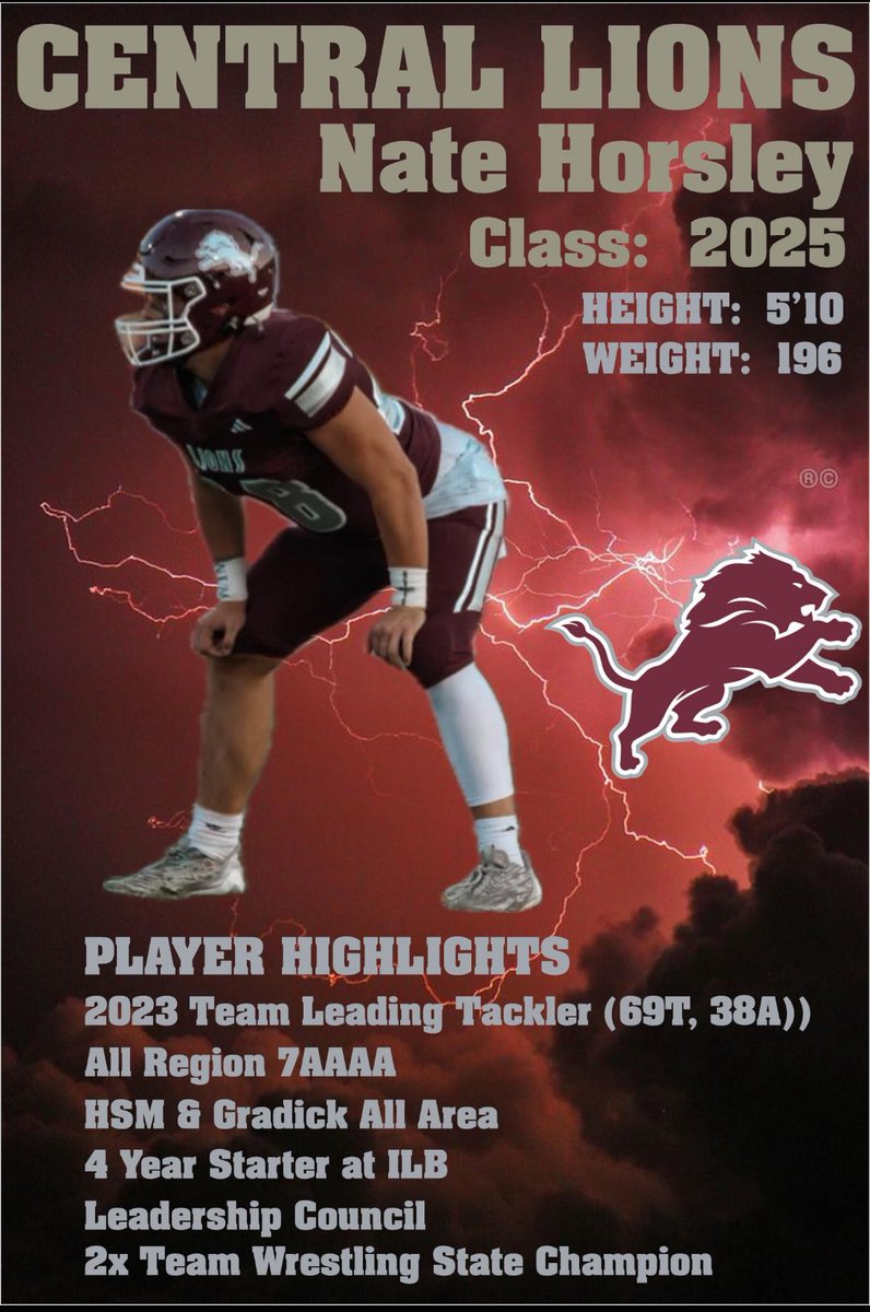 General on the field <a href="/LIONSTRONGFB/">Central Football</a> <a href="/LionSportsCHS/">Central Athletics</a> <a href="/nate_horsley52/">Nate Horsley</a>
