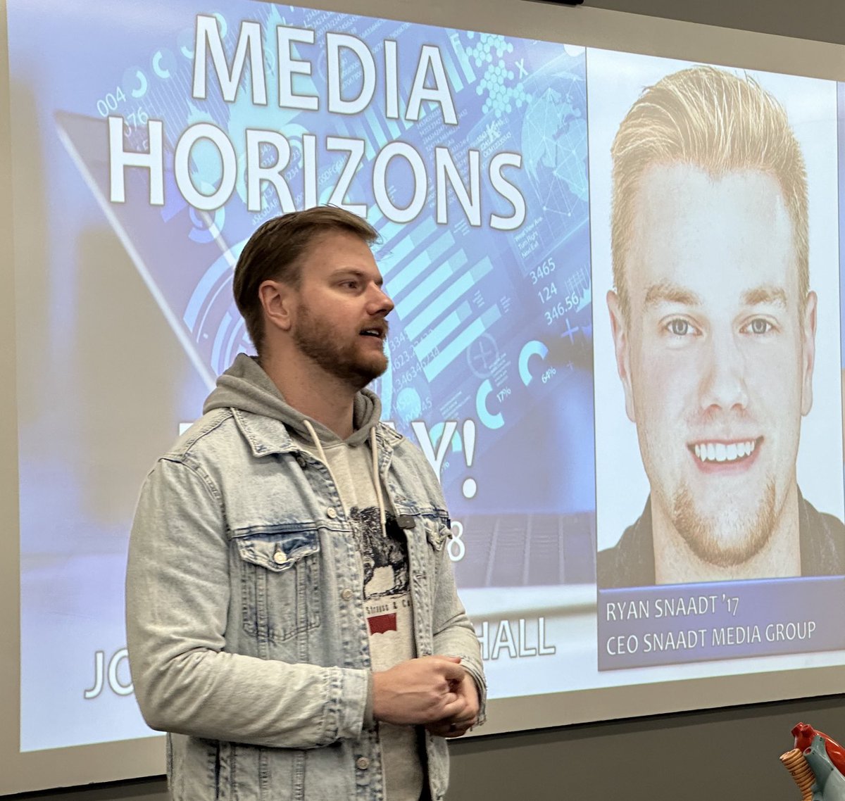 Brian Steffen (@briansteffen) on Twitter photo Great having Ryan <a href="/snaadt/">Ryan Snaadt • Video Business Owner</a> ‘17 back at #SimpsonCollege today to speak at the February #MediaHorizons session hosted by <a href="/MultiCommSC/">MultiComm at Simpson</a>. Ryan heads marketing & branding agency Snaadt Media Group — and paid off $117K in student debt in 18 months. (That got the students’ attention!) Great having Ryan <a href="/snaadt/">Ryan Snaadt • Video Business Owner</a> ‘17 back at #SimpsonCollege today to speak at the February #MediaHorizons session hosted by <a href="/MultiCommSC/">MultiComm at Simpson</a>. Ryan heads marketing & branding agency Snaadt Media Group — and paid off $117K in student debt in 18 months. (That got the students’ attention!)