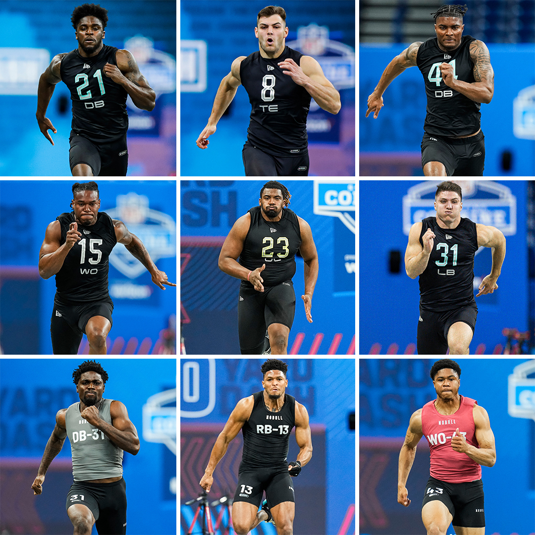 ChicagoBears's tweet photo. How fast would your 40 be if you ran right now? 🤔 https://t.co/R4AZTyq99f